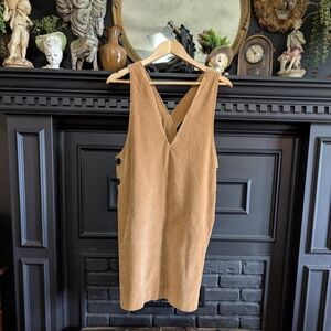 Paul & Joe Sister Camel Corduroy Pinafore Jumper Dress – Size 38 (US 6)